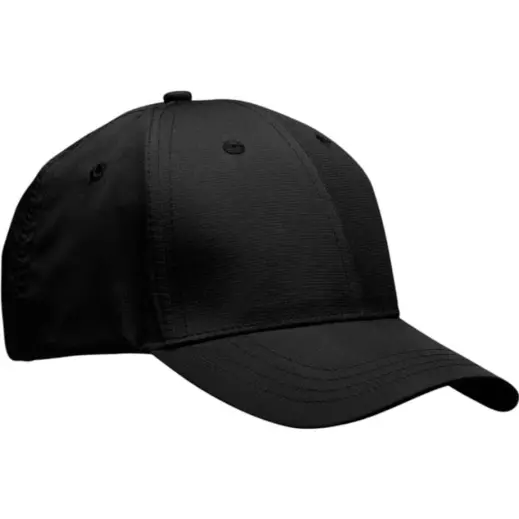 Performance Cap - 6 Panel Black